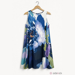 Just Taylor Women’s Chiffon Floral Abstract Dress 8 Used
